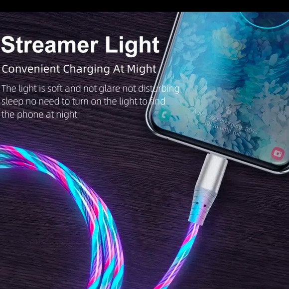 Streamer Light Charging USB-C Cable - Picture 1 of 4